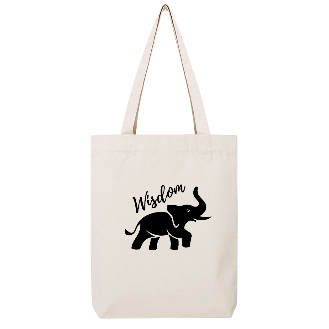 TOTE-BAG - LOGO WISDOM natural