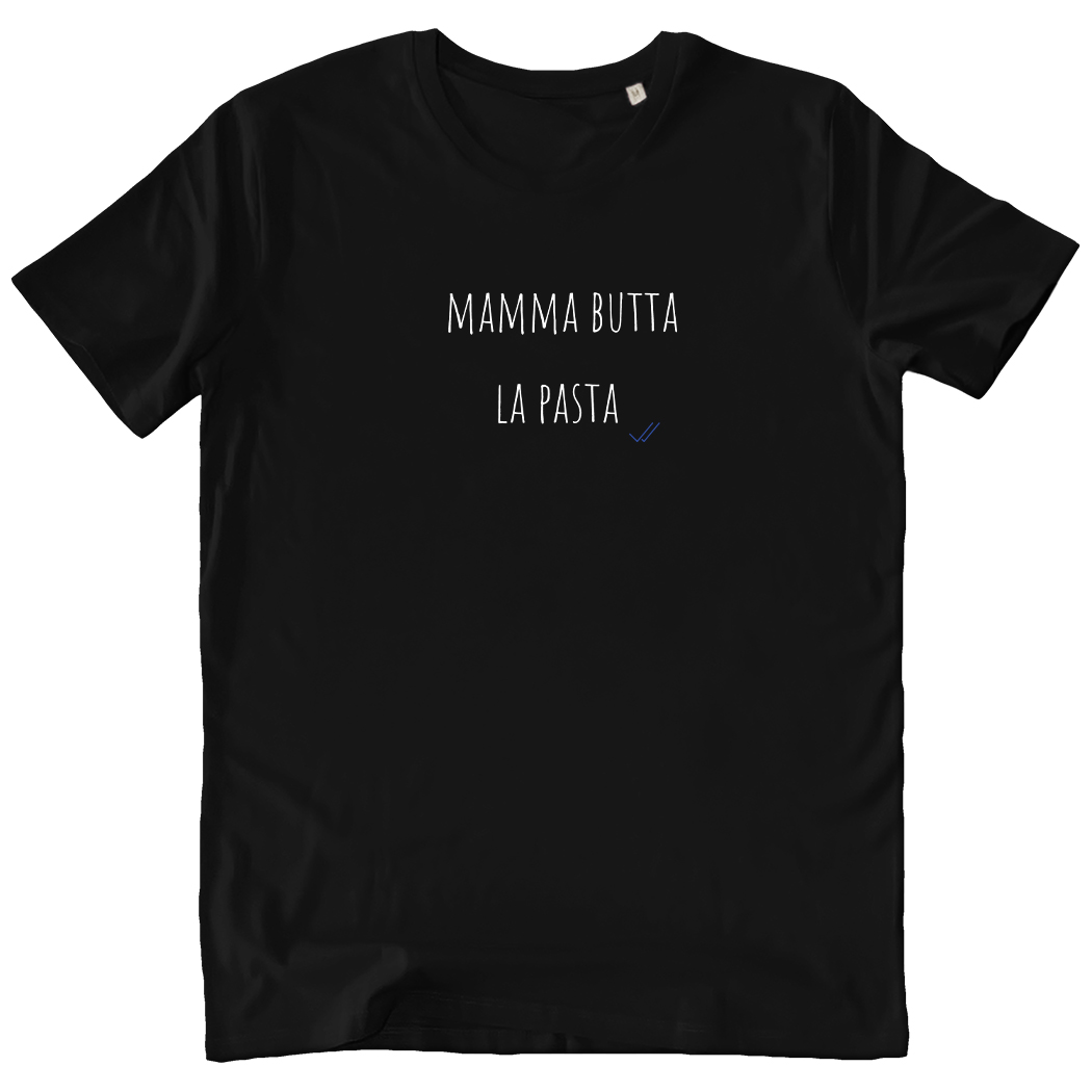 T-SHIRT CREATOR - MAMMA BUSTA LA PASTA black
